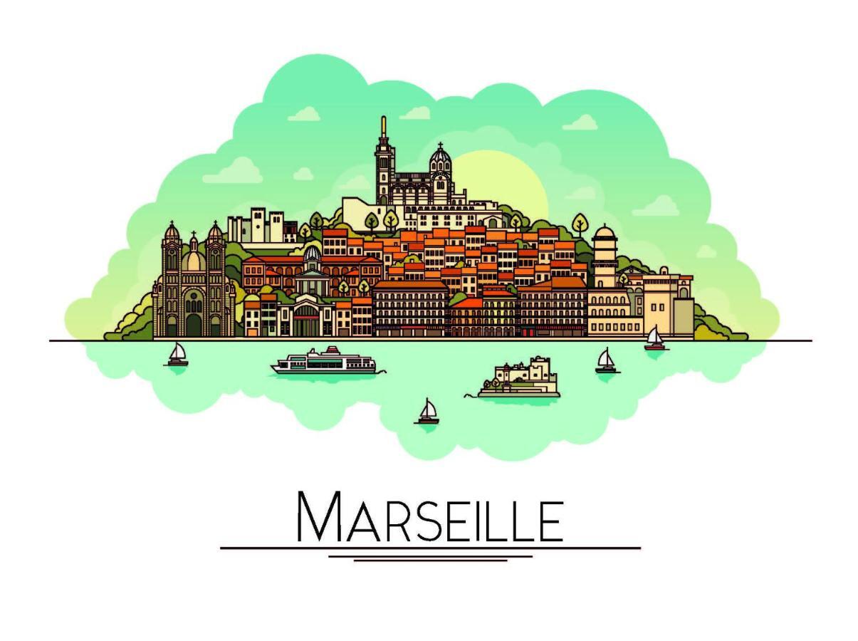 Boulevard De La These Marseille Lägenhet Exteriör bild